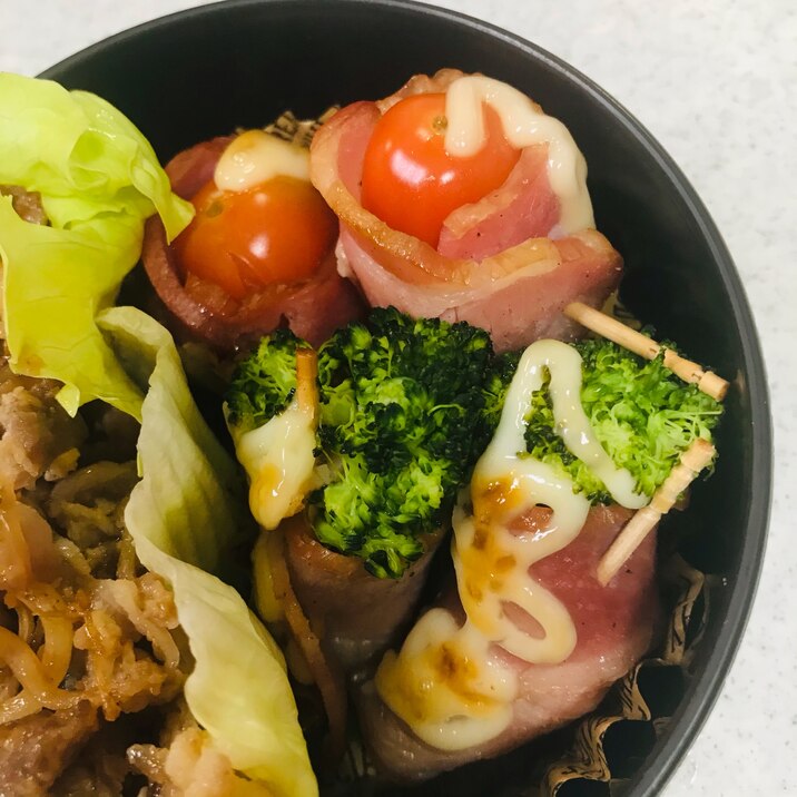 お弁当用 ミニトマト ブロッコリー ベーコン巻き レシピ 作り方 By ひよこピッピ 楽天レシピ お弁当用 ミニトマト ブロッコリー ベーコン巻き レシピ 作り方 By ひよこピッピ 楽天レシピ